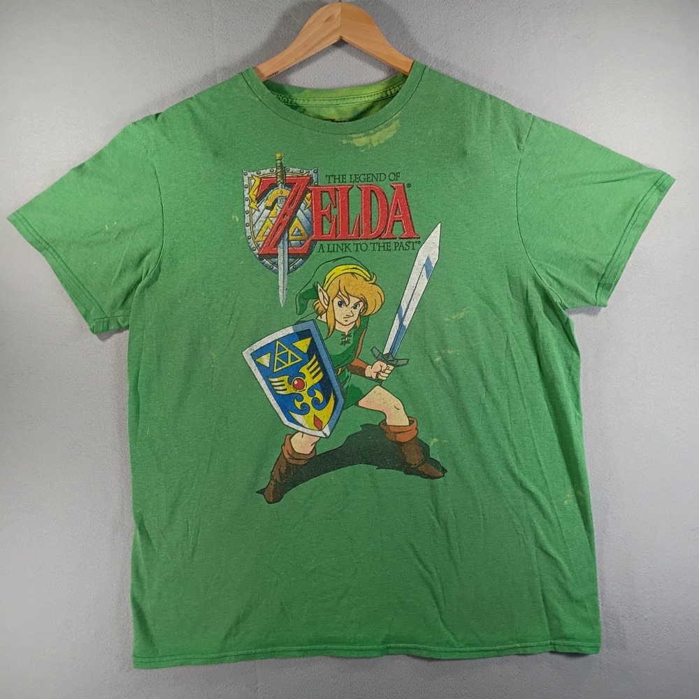 Men's Nintendo Legend of Zelda Link to the Past Graphic T-Shirt Size Large